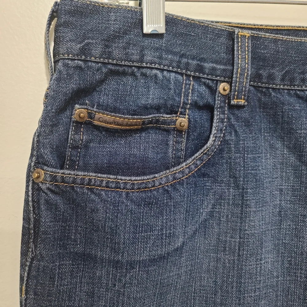 Calvin Klein Blue Men's Jeans, Size 38W